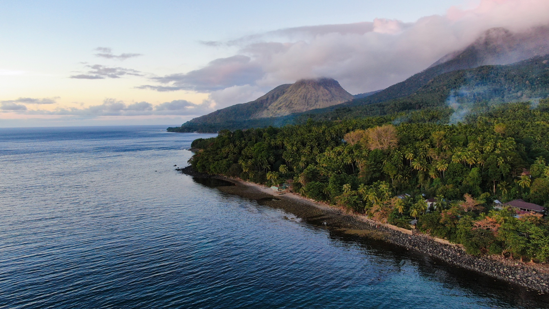 Camiguin Island volcanic landscape